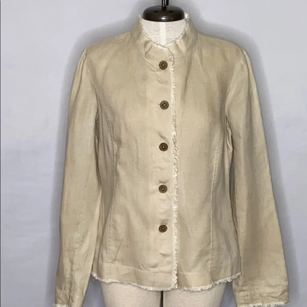 Saks 5th Avenue Threads Linen Button Front Jacket